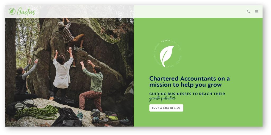 Chartered Accountants with Great Call to Action